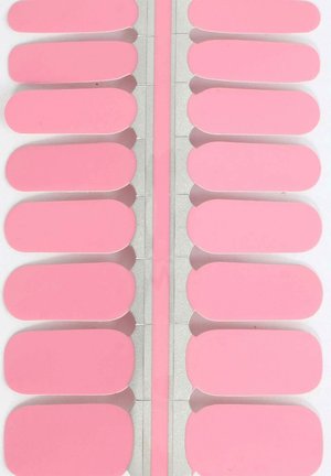 VARGU LAUED NAGELFOLIEN SOLID PINK - Nail stickers - pink martini