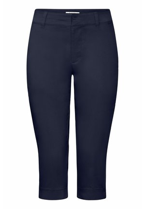 Pantalones cortos de marinero con una textura suave, que presentan un diseño clásico, bolsillo frontal y dobladillos con puños. Corte entallado en la cintura.