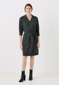 Caroll Strickkleid - gris fonce