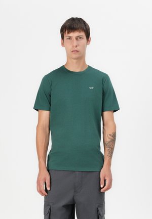 Hollister Co. ICON CREW - Basic T-shirt - green