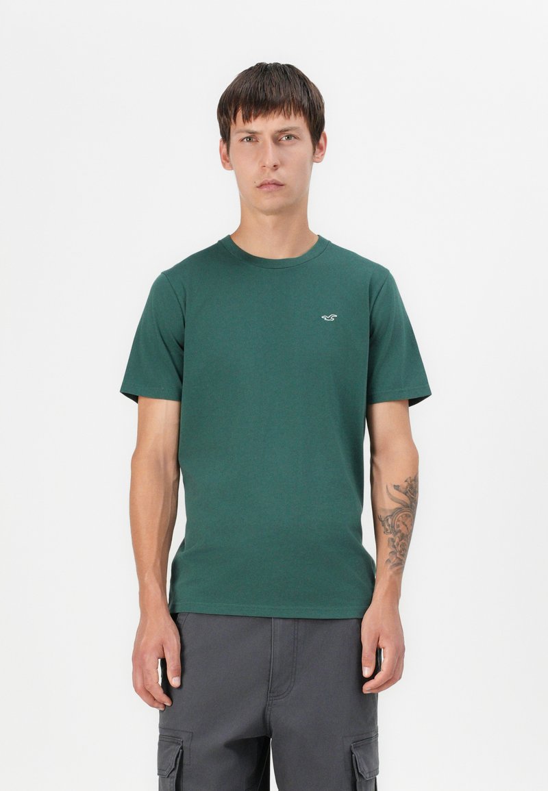 Hollister Co. ICON CREW - T-shirt básica - green