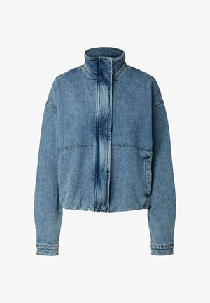 Pieces, JACKET PCGRACE FUNNEL - Veste en jean - light blue denim