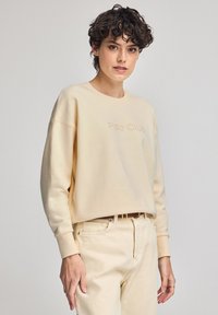 CREWNECK BOXY FIT MINIMAL COMBO - Felpa - ecru