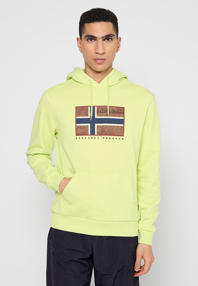 Napapijri Hoodie neongeel Napapijri Hoodie neongeel