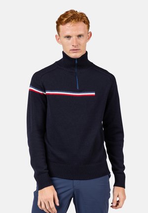 ODYSSEUS HALF-ZIP   - Maglione - dark navy