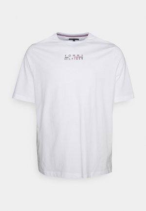 SQUARE LOGO TEE - T-shirt con stampa - white