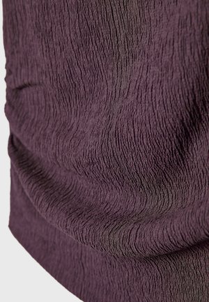 Stradivarius, GATHERED TEXTURE T-SHIRT 02728274 - Blouse - dark red
