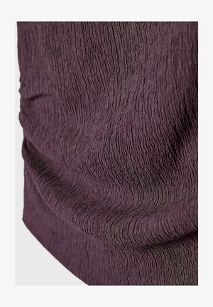 Stradivarius, GATHERED TEXTURE T-SHIRT 02728274 - Blouse - dark red