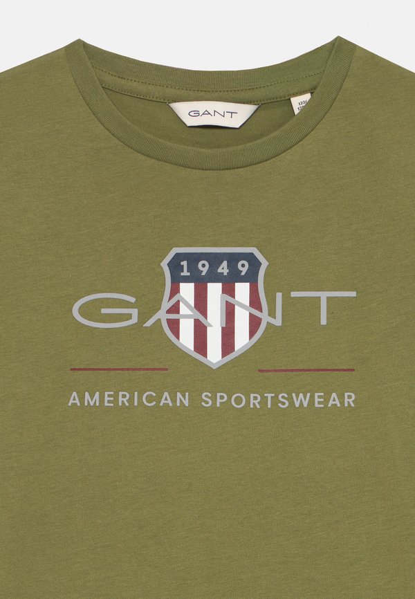 ARCHIVE SHIELD UNISEX - Long sleeved top - washed olive3