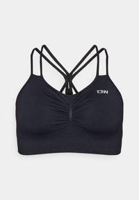 DEFINE SEAMLESS SCRUNCH BRA - Sutiã desportivo de suporte médio - black