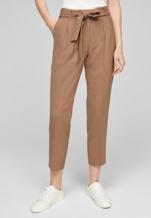 Pantalon classique - camel melange