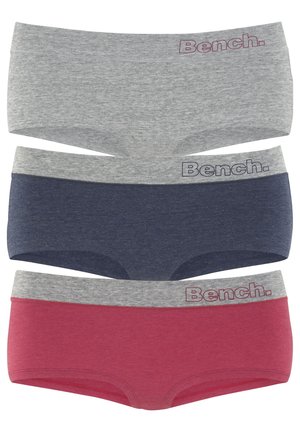 Bench 3 PACK - Onderbroeken - rot-meliert /marine-meliert /grau-meliert