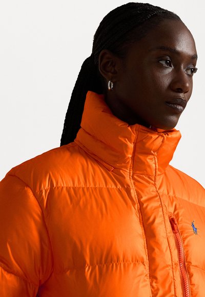 Polo Ralph Lauren WATER REPELLENT QUILTED DOWN JACKET - Jachetă cu puf - orange
