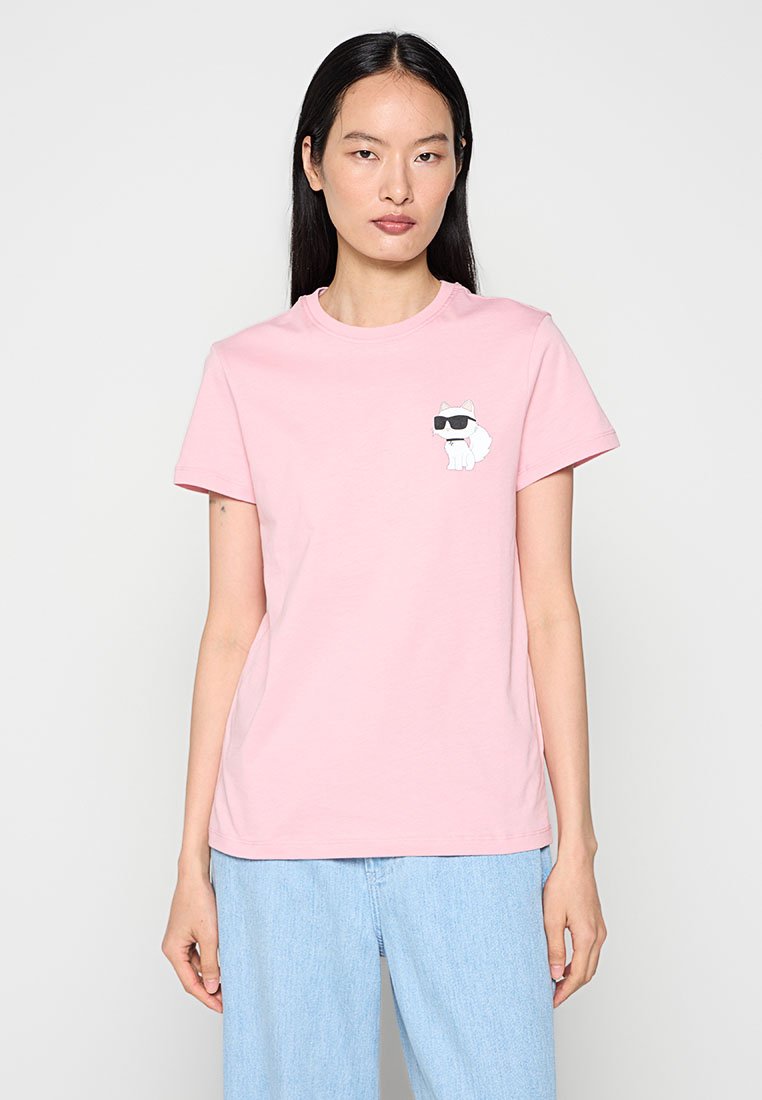 Karl Lagerfeld - Camiseta estampada (rosa)