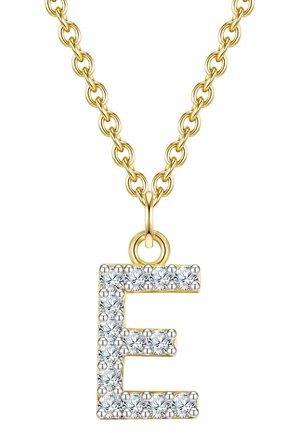 BUCHSTABE E - Halskette - gold-coloured