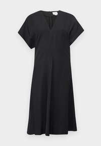 FIT & FLARE DRESS - Vestito casual - black