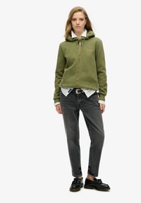 Superdry & Co Sweater met rits - olive khaki