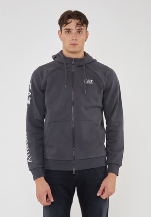 CON CAPPUCCIO LOGO SERIES - Felpa con zip - asphlat