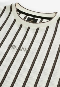 Next VERTICAL STRIPE-REGULAR FIT - T-shirts print - ecru grey textured