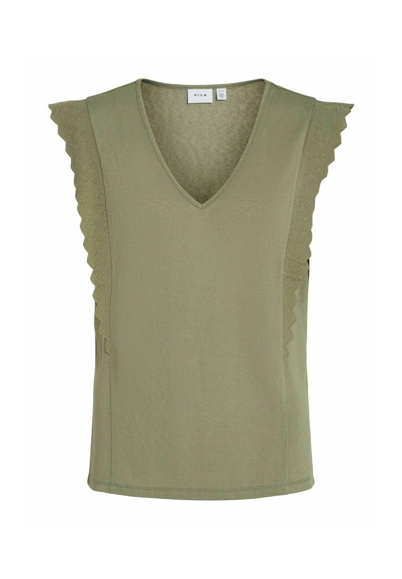 Vila T-shirt print groen Vila T-shirt print groen