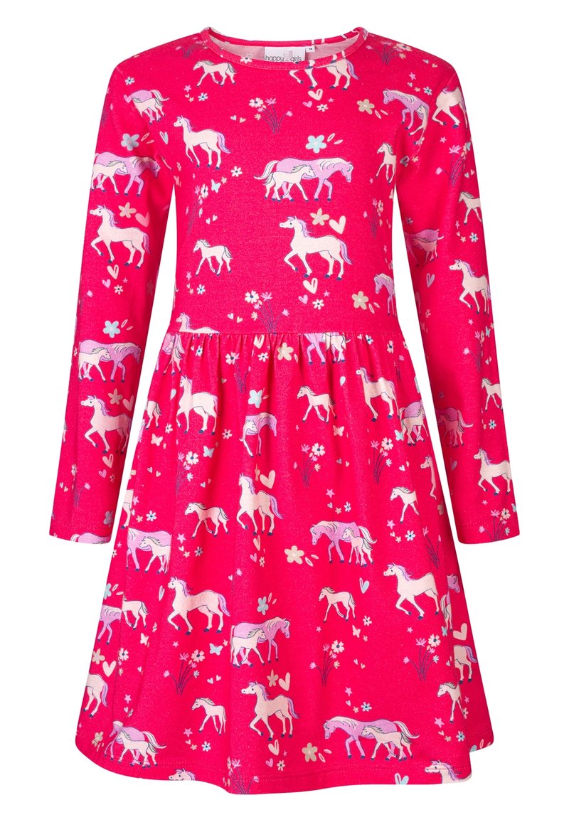 happy girls Jerseyklänning - pink