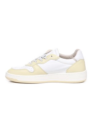 D.A.T.E. Sneakers laag - bianco giallo