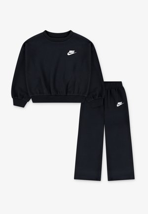 Nike Sportswear CREW WIDE LEG PANT SET - Chándal - black