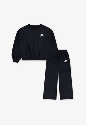 Nike Sportswear CREW WIDE LEG PANT SET - Melegítő - black
