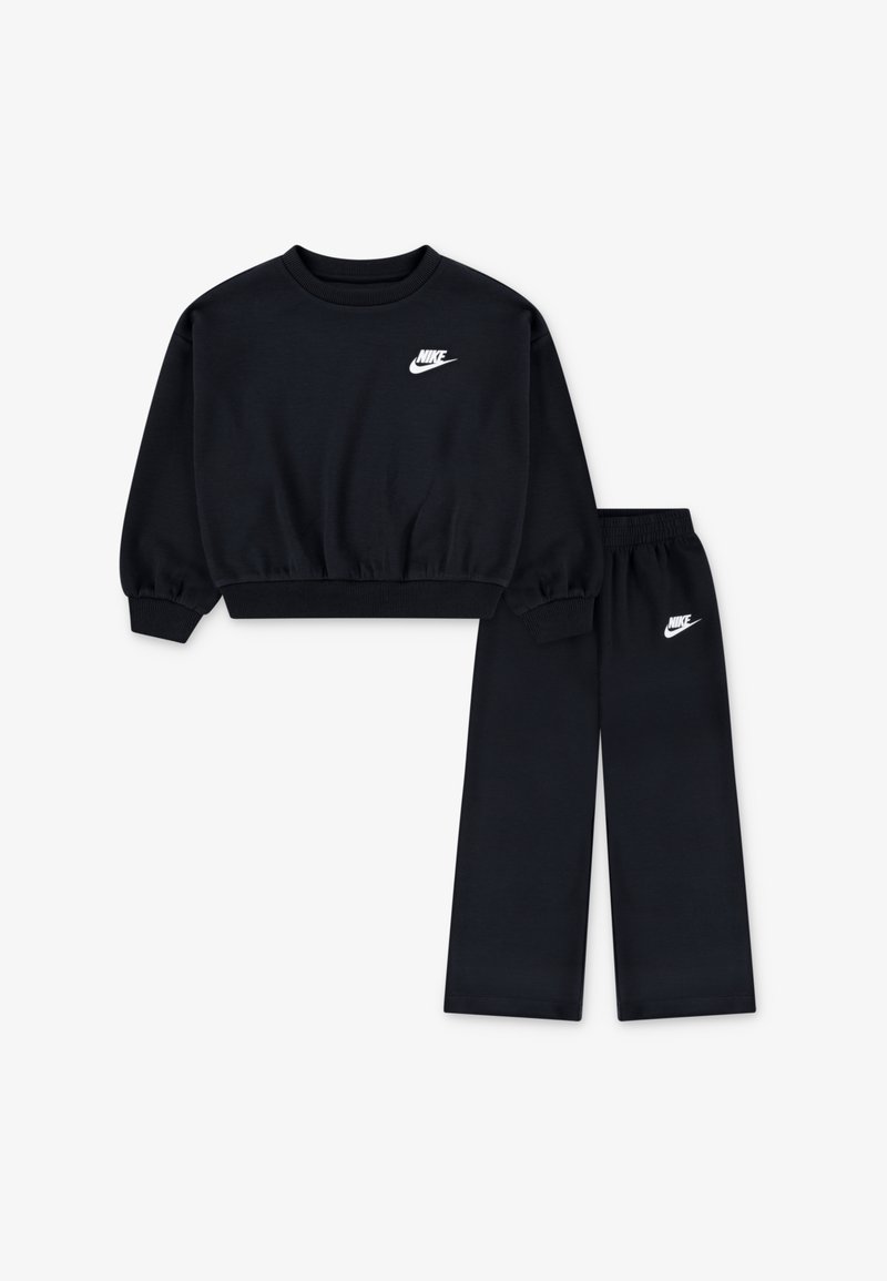 Nike Sportswear CREW WIDE LEG PANT SET - Chándal - black