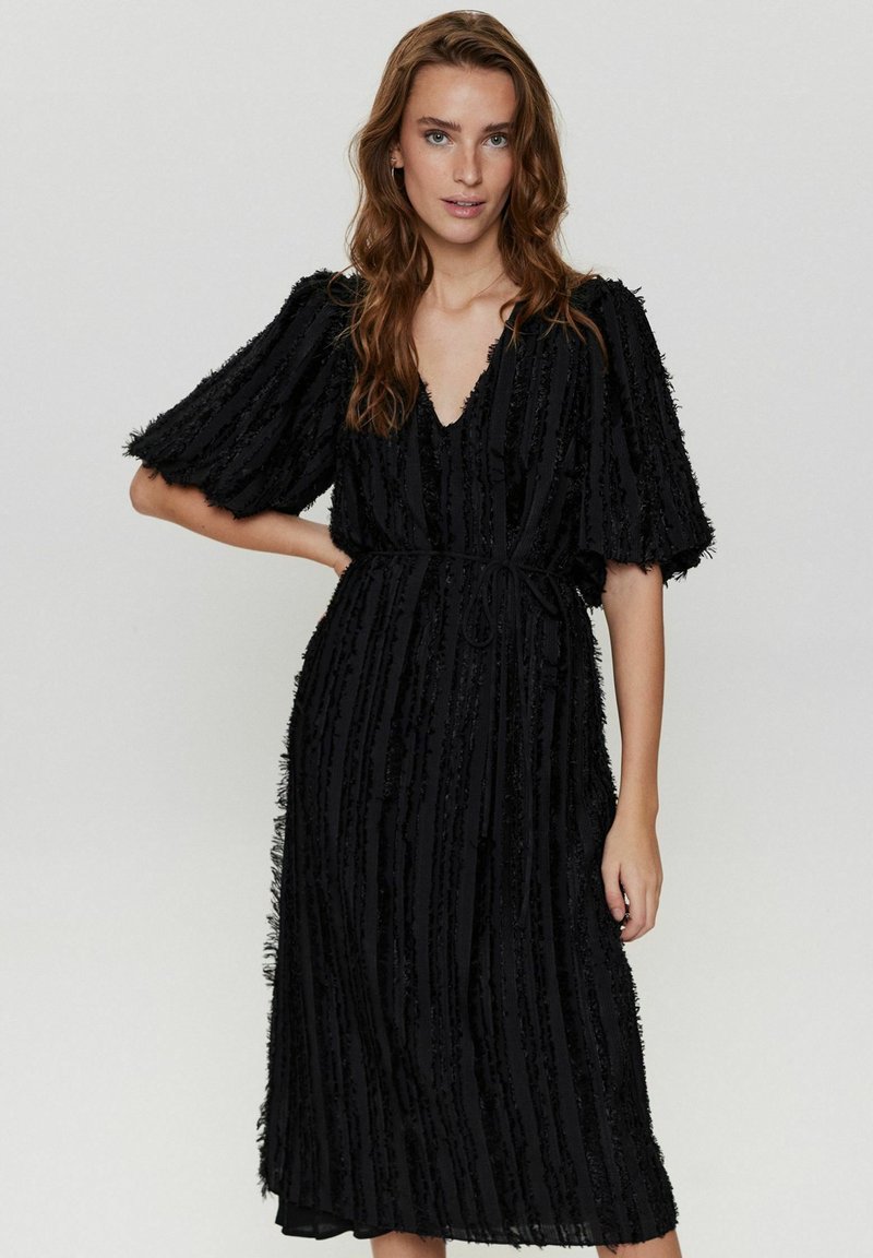 Nümph NUMOLEKO DRESS - Kokteilinė suknelė / vakarėlių suknelė - caviar