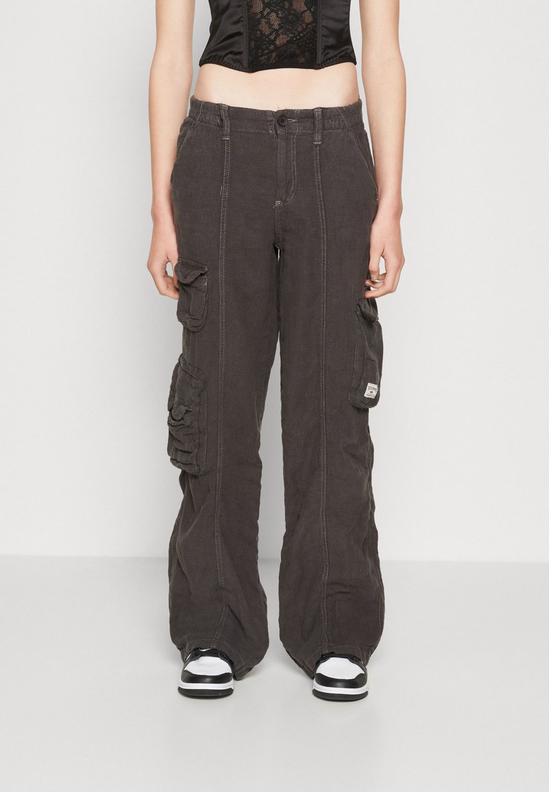 BDG Urban Outfitters PANT Pantaloni cargo washed black/nero