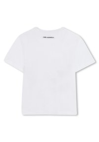 KARL LAGERFELD KIDS SHORT SLEEVES  - Print T-shirt - white/pink