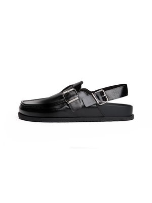 MULE SHINY - Sandaler - black