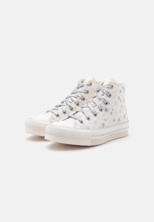 Converse CHUCK TAYLOR ALL STAR EVA LIFT UNISEX - High-top trainers - egret/silver-coloured — photo 2