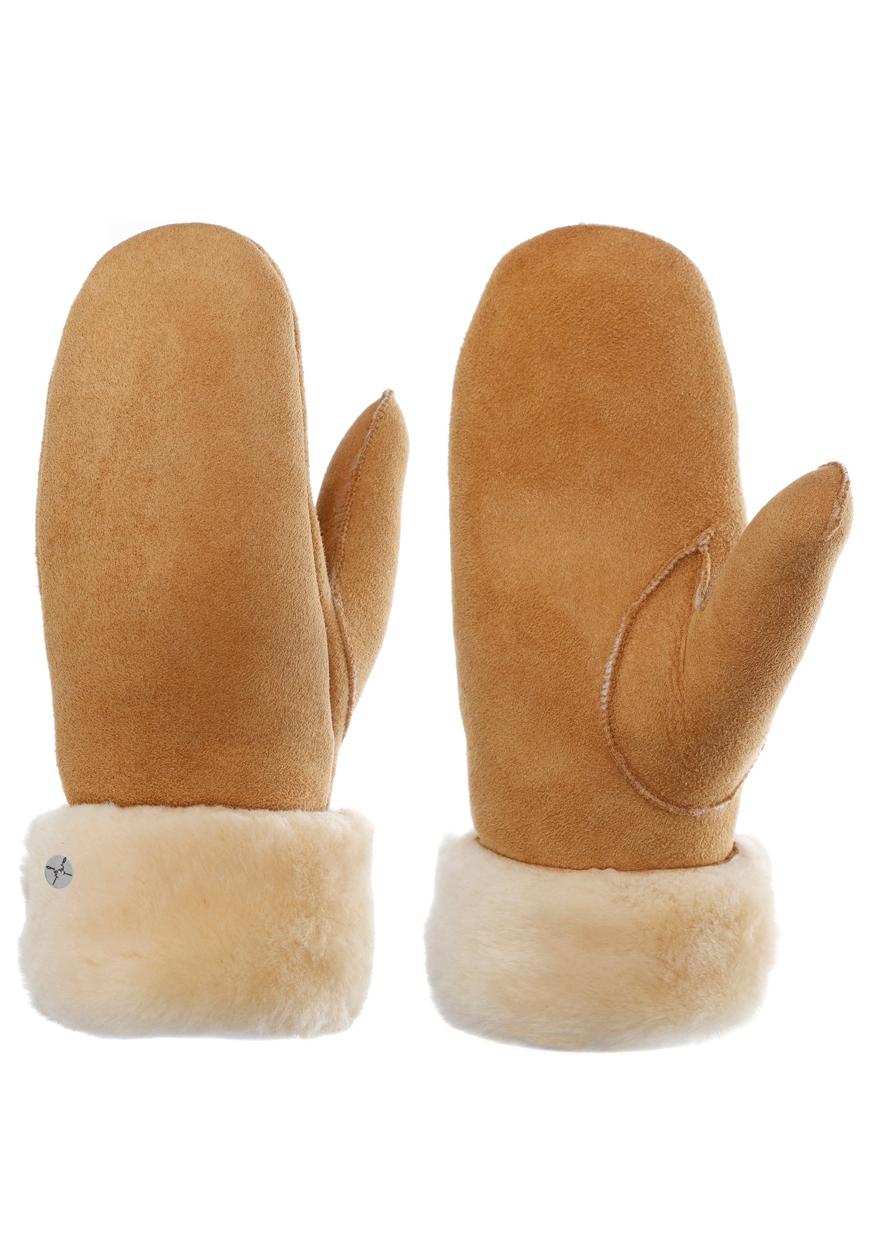 moufles pour femme en daim noir