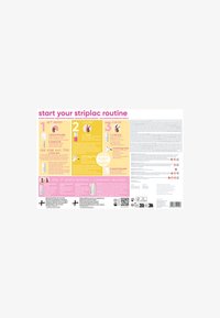Routine d'ongles Striplac étape par étape : préparation et application des tampons brillants, application de la couleur UV, polymérisation sous lampe LED, couche de finition et instructions pour un retrait en douceur.