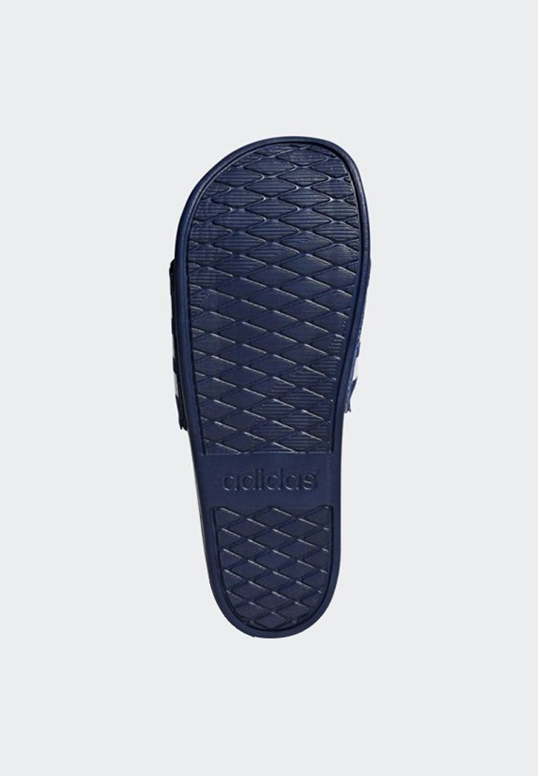 ADILETTE CLOUDFOAM PLUS STRIPES SLIDES - Sandales de bain - blue ADILETTE CLOUDFOAM PLUS STRIPES SLIDES - Sandales de bain - blue