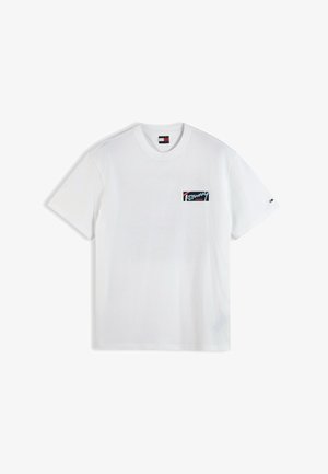 Tommy Jeans, SIGNATURE TEE - T-Shirt print - white