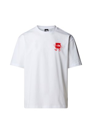 The North Face EXPLORE  - Print T-shirt - tnf white juicy red