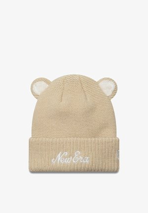 New Era TEDDY BEAR EARS CUFF - Berretto - beige