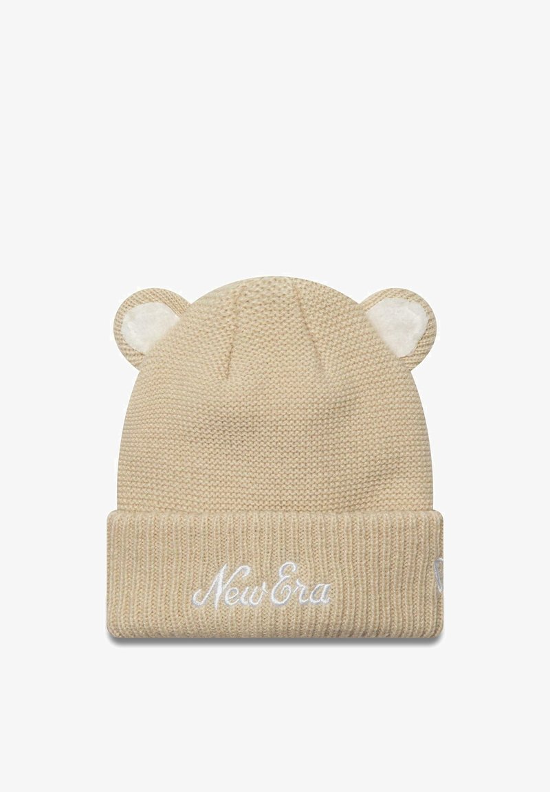 New Era TEDDY BEAR EARS CUFF - Berretto - beige
