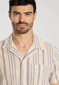South Beach STRIPE SHORT SLEEVE - Camicia - blue
