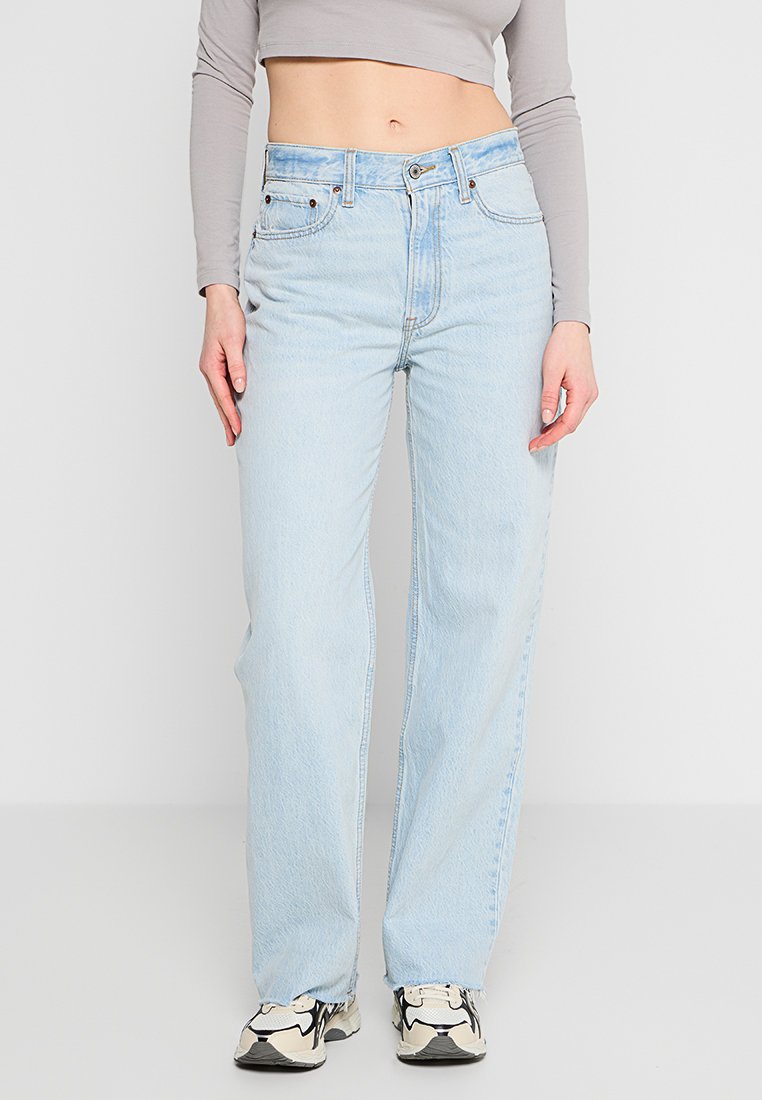 Abercrombie & Fitch Relaxed fit jeans lichtblauw Abercrombie & Fitch Relaxed fit jeans lichtblauw