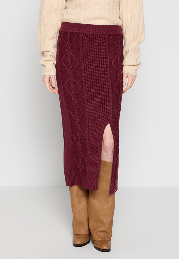 DKNY Kokerrok donkerrood