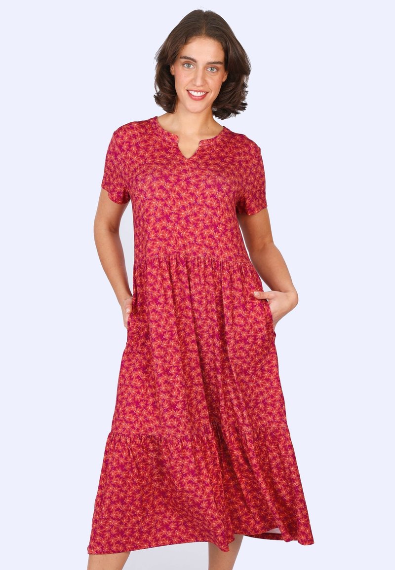 Deerberg IVIA FLOWER - Freizeitkleid - raspberry
