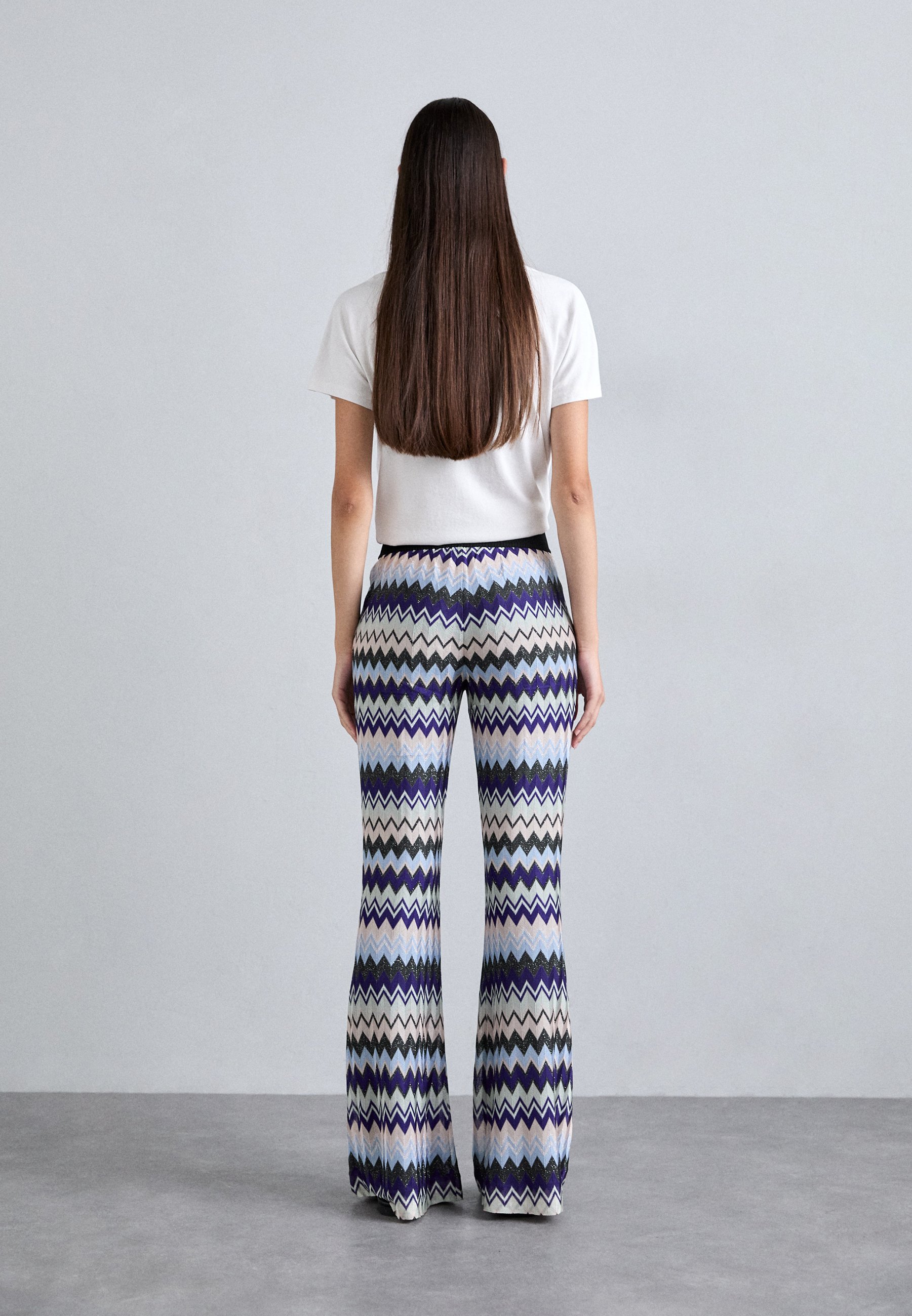 パンツ missoni multi color design velour pants パンツ missoni multi color design velour pants Zig Zag