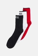 Diesel SKM-HIDEPAT-THREEPACK Calzini, Multicolore, S (Pacco da 3) Uomo
