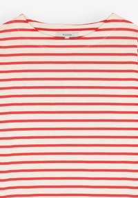 Scalpers STRIPES LABEL - Top s dlouhým rukávem - coral stripes