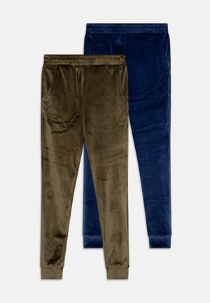 UNISEX 2 PACK - Verryttelyhousut - dark blue/olive