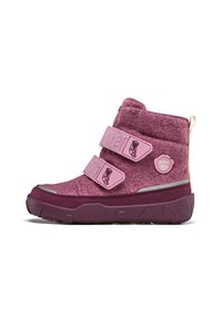 Affenzahn WOLLE COMFY - Snowboots  - otter rosa